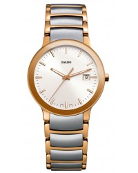 Rado Centrix  Quartz Women's Watch, Stainless Steel, Silver Dial, R30555103