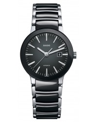 Rado Centrix  Automatic Women's Watch, Stainless Steel, Black Dial, R30942152