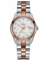 Rado Hyperchrome  Automatic Women's Watch, Stainless Steel, Mother Of Pearl & Diamonds Dial, R32087902