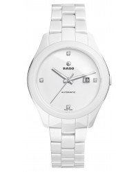 Rado Hyperchrome  Automatic Women's Watch, Ceramic, White & Diamonds Dial, R32258702