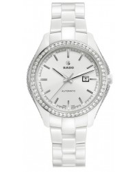 Rado Hyperchrome  Automatic Women's Watch, Ceramic, White Dial, R32483012