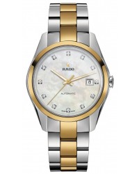 Rado Hyperchrome  Automatic Unisex Watch, Stainless Steel, Mother Of Pearl & Diamonds Dial, R32979902