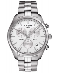 Tissot PRC100  Quartz Women's Watch, Stainless Steel, Silver Dial, T101.417.11.031.00