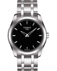 Tissot Couturier  Automatic Men's Watch, Stainless Steel, Black Dial, T035.446.11.051.00