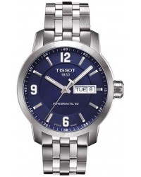 Tissot PRC200  Automatic Men's Watch, Stainless Steel, Blue Dial, T055.430.11.047.00