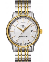 Tissot Carson  Automatic Men's Watch, Steel & Gold Tone, White Dial, T085.407.22.011.00
