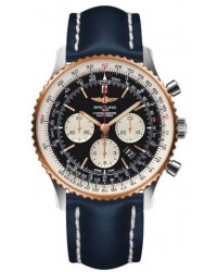 Breitling Navitimer 01  Automatic Men's Watch, Stainless Steel & Rose Gold, Black Dial, UB012721.BE18.102X
