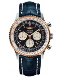 Breitling Navitimer 01  Automatic Men's Watch, Stainless Steel & Rose Gold, Black Dial, UB012721.BE18.746P