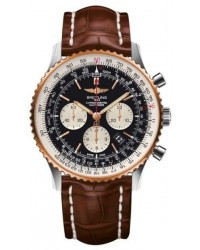 Breitling Navitimer 01  Automatic Men's Watch, Stainless Steel & Rose Gold, Black Dial, UB012721.BE18.754P