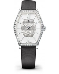Vacheron Constantin Malte  Quartz Women's Watch, 18K White Gold, White & Diamonds Dial, 25530/000G-9801