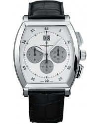 Vacheron Constantin Malte  Chronograph Automatic Men's Watch, 18K White Gold, Silver Dial, 49180/000G-9360