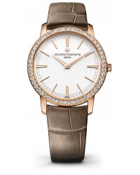 Vacheron Constantin Patrimony Traditionnelle  Manual Winding Women's Watch, 18K Rose Gold, Silver Dial, 81590/000R-9847