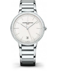 Vacheron Constantin Patrimony Contemporary  Automatic Women's Watch, 18K White Gold, White Dial, 85515/CA1G-9841