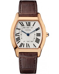 Cartier Tortue  Automatic Women's Watch, 18K Rose Gold, Silver Dial, W1556362