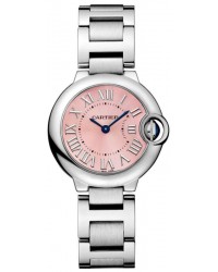 Cartier Ballon Bleu  Quartz Women's Watch, Stainless Steel, Pink Dial, W6920038