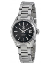 Tag Heuer Carrera  Automatic Women's Watch, Stainless Steel, Black Dial, WAR2413.BA0776