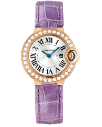 Cartier Ballon Bleu  Quartz Women's Watch, 18K Rose Gold, Silver Dial, WE900251