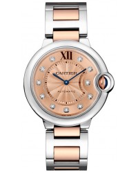 Cartier Ballon Bleu  Automatic Women's Watch, Stainless Steel, Gold Dial, WE902054