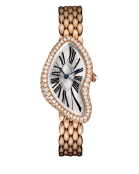 Cartier Crash  Automatic Women's Watch, 18K Rose Gold, Silver Dial, WL420047