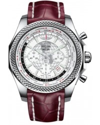 Breitling Bentley B05 Unitime  Chronograph Automatic Men's Watch, Stainless Steel, White Dial, AB0521U0.A768.751P