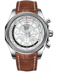 Breitling Bentley B05 Unitime  Chronograph Automatic Men's Watch, Stainless Steel, White Dial, AB0521U0.A768.754P