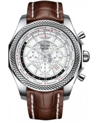 Breitling Bentley B05 Unitime  Chronograph Automatic Men's Watch, Stainless Steel, White Dial, AB0521U0.A768.756P