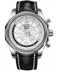 Breitling Bentley B05 Unitime  Chronograph Automatic Men's Watch, Stainless Steel, White Dial, AB0521U0.A768.760P