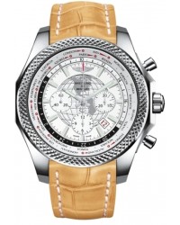 Breitling Bentley B05 Unitime  Chronograph Automatic Men's Watch, Stainless Steel, White Dial, AB0521U0.A768.896P