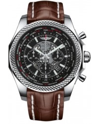 Breitling Bentley B05 Unitime  Chronograph Automatic Men's Watch, Stainless Steel, Black Dial, AB0521U4.BC65.756P