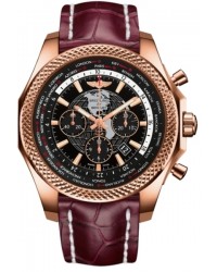 Breitling Bentley B05 Unitime  Chronograph Automatic Men's Watch, 18K Rose Gold, Black Dial, RB0521U4.BE02.751P
