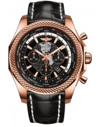 Breitling Bentley B05 Unitime  Chronograph Automatic Men's Watch, 18K Rose Gold, Black Dial, RB0521U4.BE02.760P