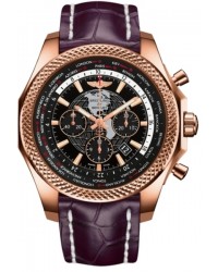 Breitling Bentley B05 Unitime  Chronograph Automatic Men's Watch, 18K Rose Gold, Black Dial, RB0521U4.BE02.787P