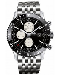 Breitling Chronoliner  Automatic Men's Watch, Stainless Steel, Black Dial, Y2431012.BE10.443A