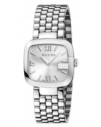 Gucci G-Gucci  Quartz Women's Watch, Stainless Steel, Silver Dial, YA125411