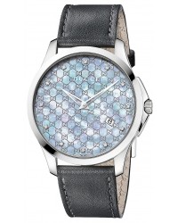 Gucci G-Timeless  Quartz Women's Watch, Stainless Steel, Mother Of Pearl Dial, YA126307