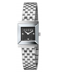 Gucci G-Frame  Quartz Women's Watch, Stainless Steel, Black Dial, YA128403