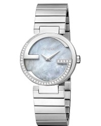 Gucci Interlocking  Quartz Women's Watch, Stainless Steel, Mother Of Pearl Dial, YA133509