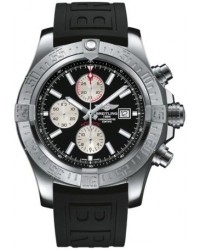 Breitling Avenger II  Chronograph Automatic Men's Watch, Stainless Steel, Black Dial, A1337111.BC29.154S