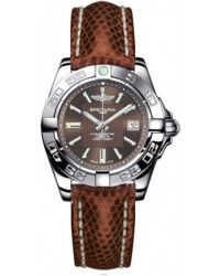 Breitling Galactic 32  Super-Quartz Women's Watch, Stainless Steel, Brown Dial, A71356L2.Q579.137Z