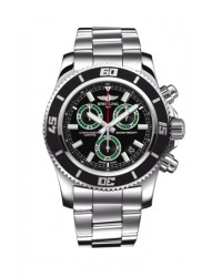 Breitling Superocean  Chronograph Quartz Men's Watch, Stainless Steel, Black Dial, A73310A8.BB75.160A