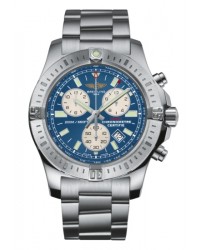 Breitling Colt  Chronograph Quartz Men's Watch, Stainless Steel, Blue Dial, A7338811.C905.173A