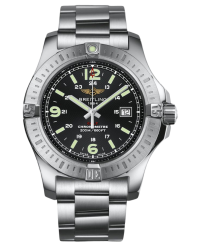 Breitling Colt  Super-Quartz Men's Watch, Stainless Steel, Black Dial, A7438811.BD45.173A