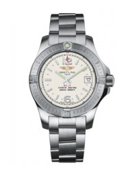 Breitling Colt  Super-Quartz Women's Watch, Stainless Steel, Silver Dial, A7738811.G793.175A