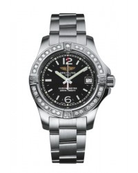 Breitling Colt  Super-Quartz Women's Watch, Stainless Steel, Black Dial, A7738853.BD46.175A