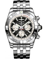Breitling Chronomat 44  Chronograph Automatic Men's Watch, Stainless Steel, Black Dial, AB011011.B967.375A