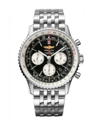 Breitling Navitimer 01  Chronograph Automatic Men's Watch, Stainless Steel, Black Dial, AB012012.BB01.447A