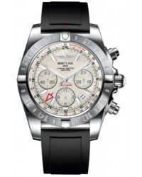 Breitling Chronomat 44 GMT  Automatic Men's Watch, Stainless Steel, Silver Dial, AB042011.G745.134S