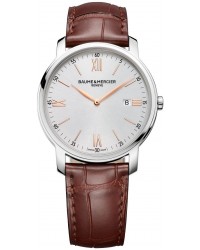 Baume & Mercier Classima  Quartz Men's Watch, Stainless Steel, Silver Dial, MOA10144