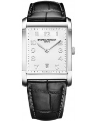 Baume & Mercier Hampton Classic  Quartz Men's Watch, Stainless Steel, Silver Dial, MOA10154