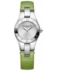 Baume & Mercier Linea  Quartz Women's Watch, Stainless Steel, Silver Dial, MOA10229